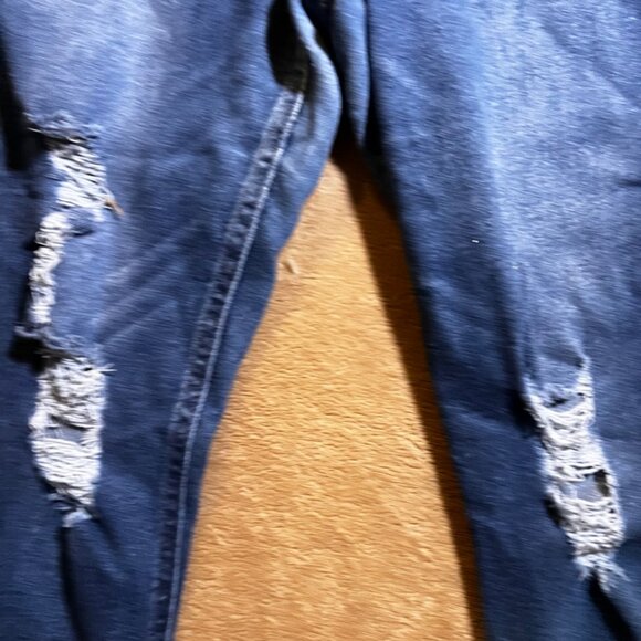 Vanilla Star Highrise Skinny‎ W31/13 Blue Jeans Distressed Stretch Mid Wash (O) - Picture 3 of 11